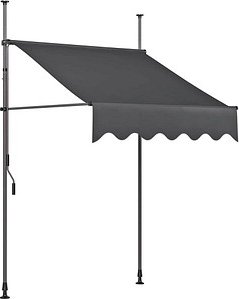 Thumbnail - Garden Pleasure Klemmmarkise anthrazit 200,0 x 120,0 cm