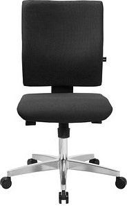 Thumbnail - Topstar Bürostuhl Lightstar 10, LS19W0G20 Stoff schwarz, Gestell alu