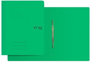 VON LEITZ Schnellhefter Karton grün DIN A4