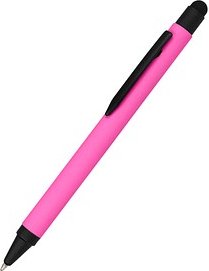 ONLINE® Kugelschreiber ALU Stylus pink, Schreibfarbe: blau, 1 St.