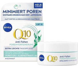 NIVEA Q10 Anti-Falten PORENVERFEINERUNG LSF 15 Gesichtscreme 50,0 ml