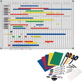 Thumbnail - MAUL Jahresplaner, Monats- und Tageseinteilung 90,0 x 60,0 cm