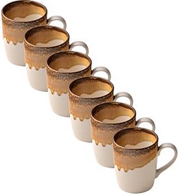 Thumbnail - HEART & SOUL Kaffeebecher Perfect Match Cumin hellbraun 0,25 l, 6 St.