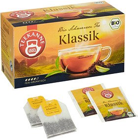 Thumbnail - TEEKANNE Bio Schwarzer Tee Klassik Bio-Tee 20 Portionen
