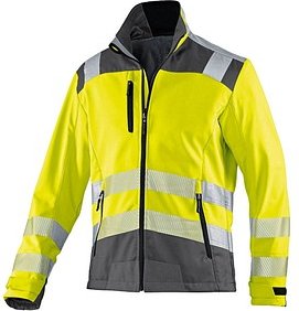 Thumbnail - KÜBLER® unisex Warnjacke REFLECTIQ warngelb, anthrazit Größe 4XL