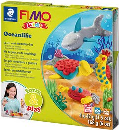 STAEDTLER Modelliermasse FIMO® kids Oceanlife mehrfarbig