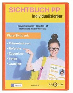 PAGNA School Sichtbuch DIN A4, 20 Hüllen orange, 1 St.