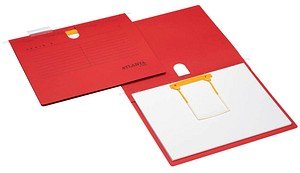 5 ATLANTA Hängehefter Serie E Karton rot 1 x kaufmännische Heftung