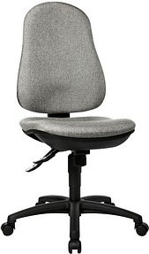 Thumbnail - Topstar Bürostuhl Support SY, 8550 G23 Stoff grau, Gestell schwarz