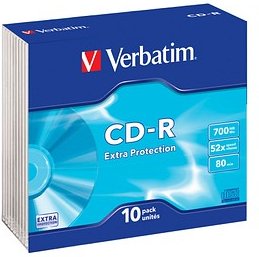 verbatim CD-R 700 MB, 10 St.