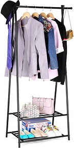 Thumbnail - SONGMICS Kleiderständer HSR05BV1 schwarz Metall 87,5 x 155,0 cm