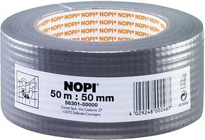 NOPI Gewebeband silber 50,0 mm x 50,0 m 1 Rolle