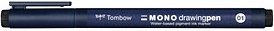 Tombow MONO drawing pen 01 Fineliner schwarz 0,25 mm, 1 St.