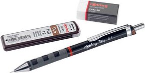 rotring Tikky Druckbleistift-Set schwarz HB 0,5 mm, 1 Set