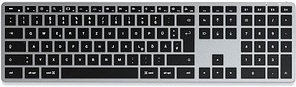 SATECHI SLIM X3 Tastatur kabellos grau, silber