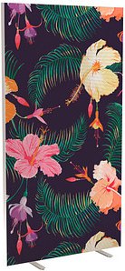 PAPERFLOW Trennwand easyScreen Tropical, 60677 bunt 94,0 x 173,4 cm, 1 St.
