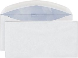 ELCO Briefumschläge Premium DIN lang+ ohne Fenster hochweiß nassklebend 500 St.