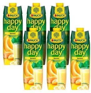 happy day Fruchtnektar Banane 6x 1,0 l