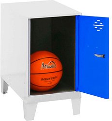 Simonrack Spind SIMONLOCKER DISM weiß, blau 8425437121289, 1 Schließfach 40,0 x 50,0 x 57,5 cm