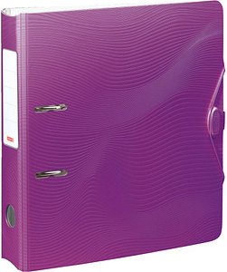 Thumbnail - BRUNNEN WAVE Ordner purple Kunststoff 7,0 cm DIN A4, 1 St.