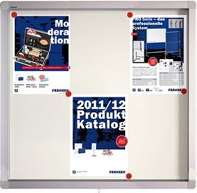 Thumbnail - FRANKEN Schaukasten ECO silber 6x DIN A4 70,4 x 4,5 x 75,0 cm, 1 St.