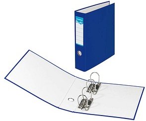 Thumbnail - DONAU Doppelordner blau Karton 7,5 cm