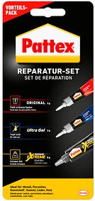 Pattex Reparatur-Set Sekundenkleber 14,0 g