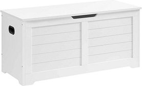 VASAGLE Sitztruhe LSB061T10 weiß Holz 100,0 cm