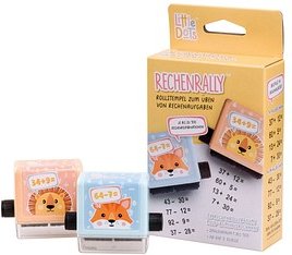 trodat Rollstempel Little Dots Rechenrally Set selbstfärbend ohne Logo, 1 St.