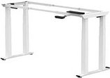 FlexiSpot E7 Plus elektrisch höhenverstellbares Schreibtischgestell weiß ohne Tischplatte, Kufen-Gestell weiß 99,0 - 159...