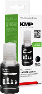 KMP schwarz Tintenflasche kompatibel zu Canon GI51 PGBK
