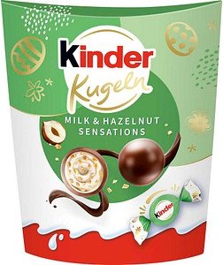 kinder Kugeln MILK & HAZELNUT SENSATIONS Schokobonbons 10 St./90,0 g