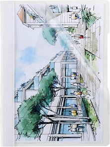 Thumbnail - Schnellhefter Quality Kunststoff weiß DIN A4, 1 St.