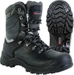 Thumbnail - albatros® unisex S3 Sicherheitsstiefel Nordic High schwarz Größe 40