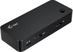 Thumbnail - i-tec® USB-Hub Universal KVM 4-fach schwarz