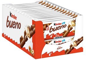 kinder bueno Schokoriegel 30x 2 Riegel
