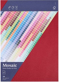 artoz Briefpapier Mosaic weinrot DIN A4 90 g/qm 25 Blatt