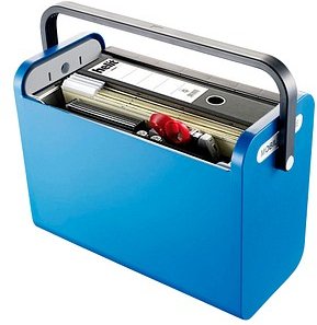 helit Hängeregister-Box ohne Mappen blau