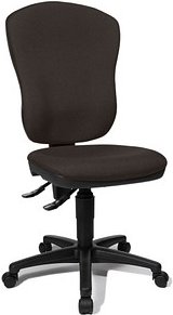 Topstar Bürostuhl Point 80, 8180 G08 Stoff braun, Gestell schwarz