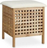 relaxdays Badhocker 10020156_0 braun