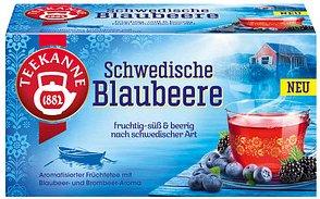 TEEKANNE Schwedische Blaubeere Tee 20 Portionen
