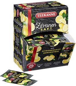 TEEKANNE Zitronensaft, 100 x 4,0 ml