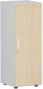 geramöbel Aktenschrank Flex, S-343102-AL lichtgrau, ahorn 2 Fachböden 40,0 x 42,0 x 110,4 cm