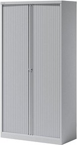 Thumbnail - BISLEY Essentials Rollladenschrank lichtgrau 4 Fachböden 100,0 x 47,0 x 197,0 cm