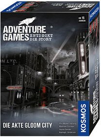 KOSMOS Adventure Games - Die Akte Gloom City Geschicklichkeitsspiel, 1 St.