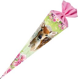 Nestler Tradition in Emotion Schultüte Rehkitz 70,0 cm mehrfarbig