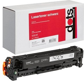 dots schwarz Toner kompatibel zu HP 312X (CF380X)