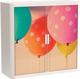 PAPERFLOW easyOffice Colour Rollladenschrank 61588 2 Fachböden 110,0 x 41,5 x 104,0 cm