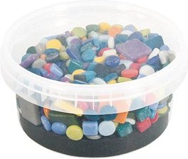 Rayher Mosaiksteine mehrfarbig Mischung, 1 Pack