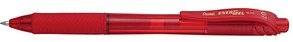 Pentel ENERGEL BL107 Gelschreiber rot/transparent 0,35 mm, Schreibfarbe: rot, 1 St.